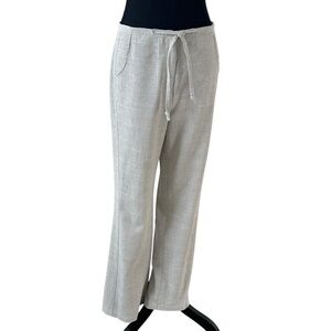 Women's Elegant Gray Straight Leg Pants size 8